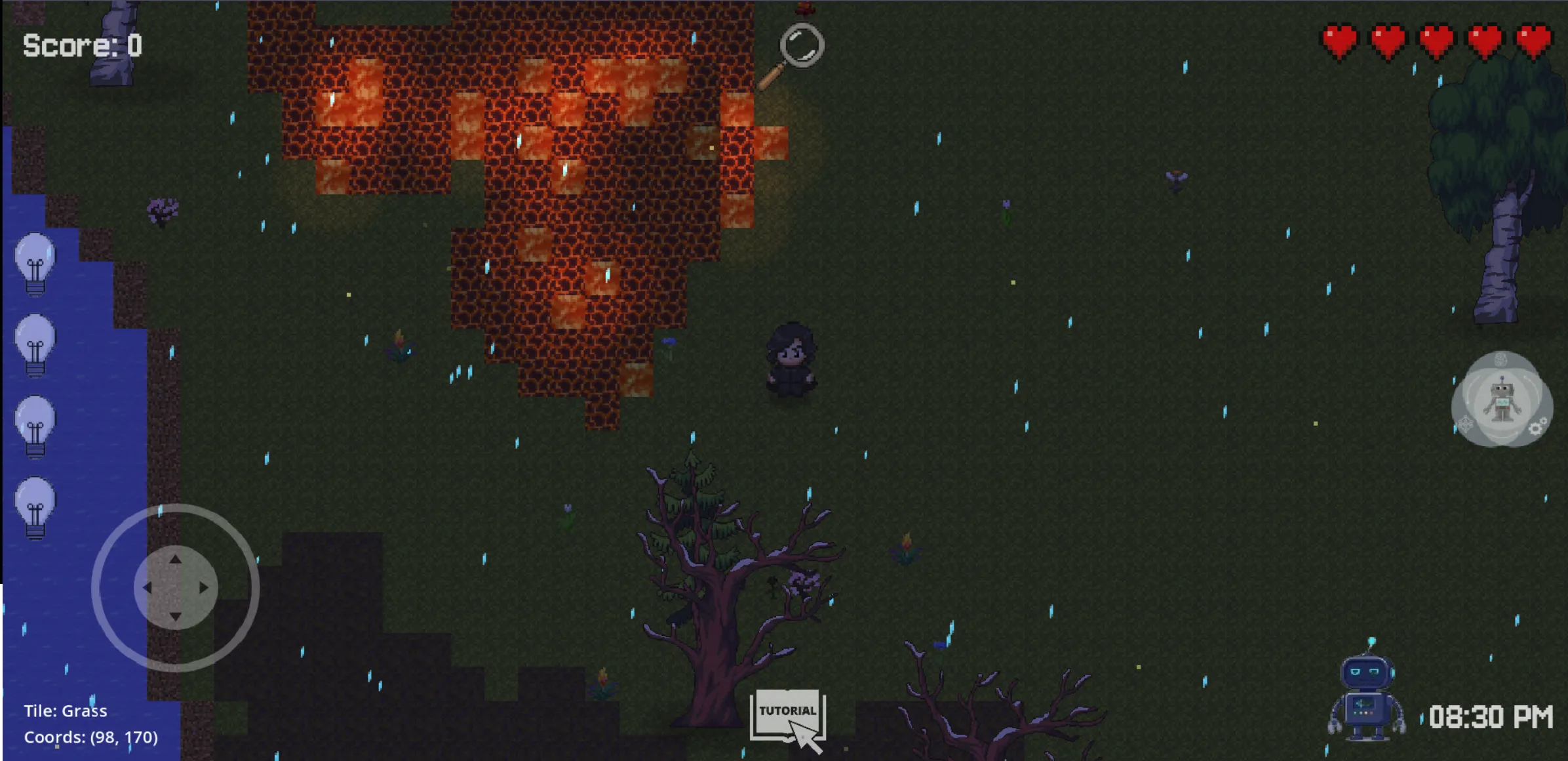 Endless Worlds - Educational Adventure Game interface