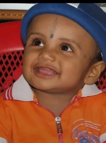Srujan as a toddler