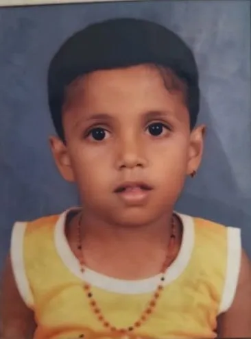 Srujan aged about four
