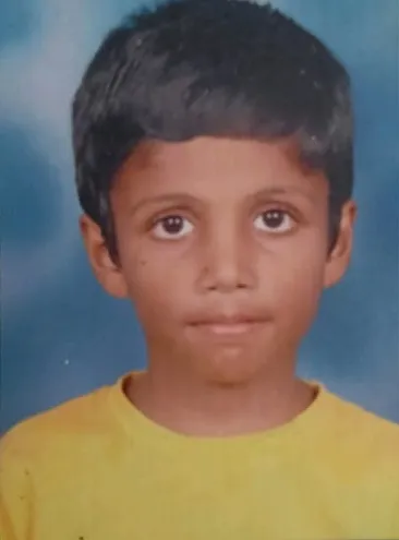 Srujan aged about five