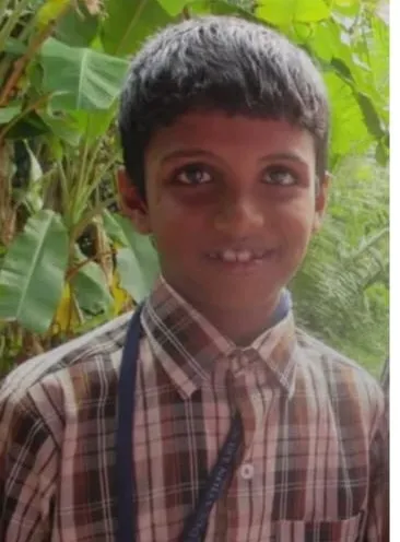 Srujan aged about eight