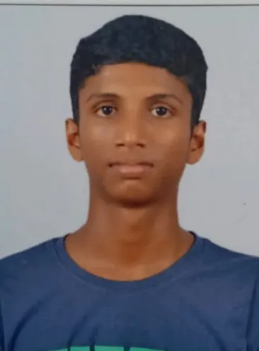 Srujan aged about fifteen